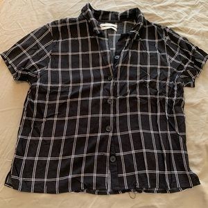 Urban Outfitter Cropped Camp Shirt